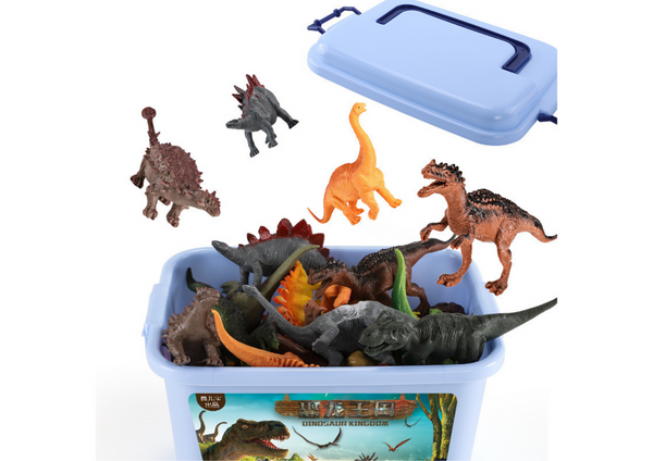 Dinosaurier Figuren Set Park Zubehör Box 46 Teile
