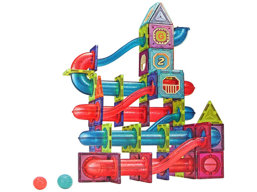 Magnetische Klötze 145 Stück 3D Rutsche für Bälle