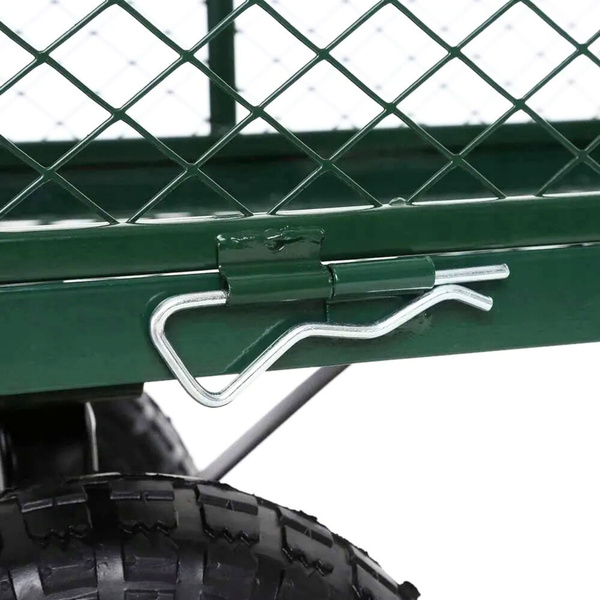 Foldable Garden Transport Cart Steel Trailer 200 kg