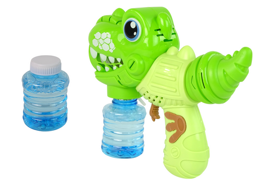 Soap Bubble Machine Dinosaur Green Liquid