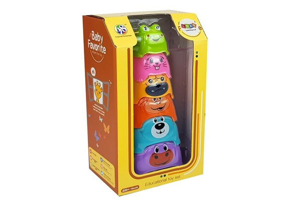 Pyramide für ein Baby Tierbecher