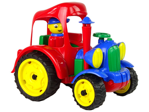 Large Tractor Tractor Farm Vehicle Figure Rubber Wheels