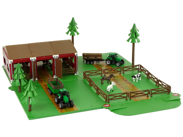 Farm Barn Animal Homestead Farm Two Tractors