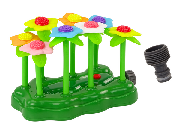 Garden Toy Water Flowers Sprinkler Fountain For Children Backlight