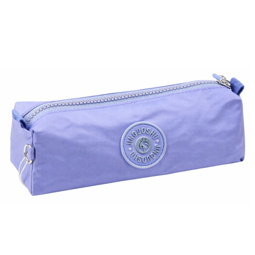 School Pencil Case Organizer Single Compartment Blue 21.5cm