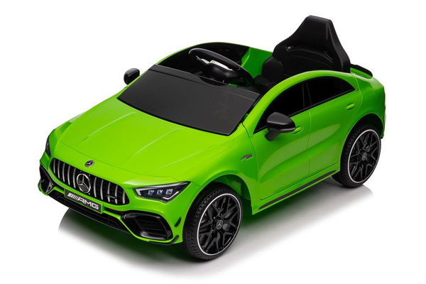 Battery-powered car Mercedes CLA 45s AMG Green 4x4