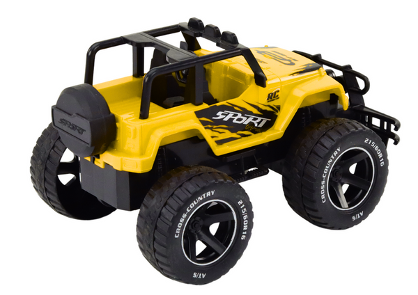 Spielzeugauto Ferngesteuertes Geländewagen RC 1:18 Gelb