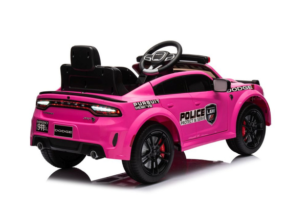 Batterieauto Dodge Charger Police Pink
