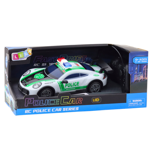 RC Drift Police Sports Car with LED Lights 1:22
