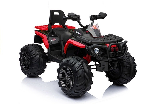 Kinderfahrzeug BBH3588 Rot 2x45W weiche EVA-Reifen USB SD MP3 Quad Fahrzeug