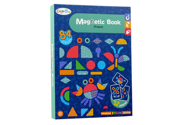 Magnetic Educational Puzzle Shapes 84 Magnets Cards