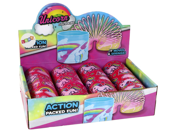 Ikonische rosa Einhorn-Entspannungsfeder 6 cm
