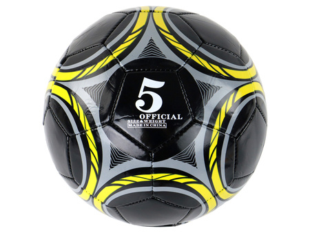 Schwarzer Fußballball 24 cm Größe 5