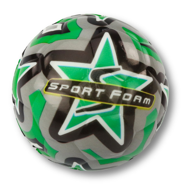 Set of Sport Foam Balls for Bouncing, Squeezing, Foam, Colorful, 7cm