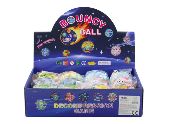 Glowing Ball for Bouncing and Kneading with Stubs Dinosaurs 7cm