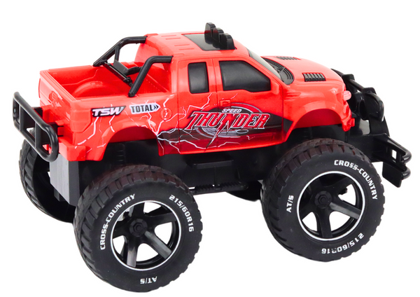 Toy Car Remote Controlled Off-Road Car RC 1:18 Red