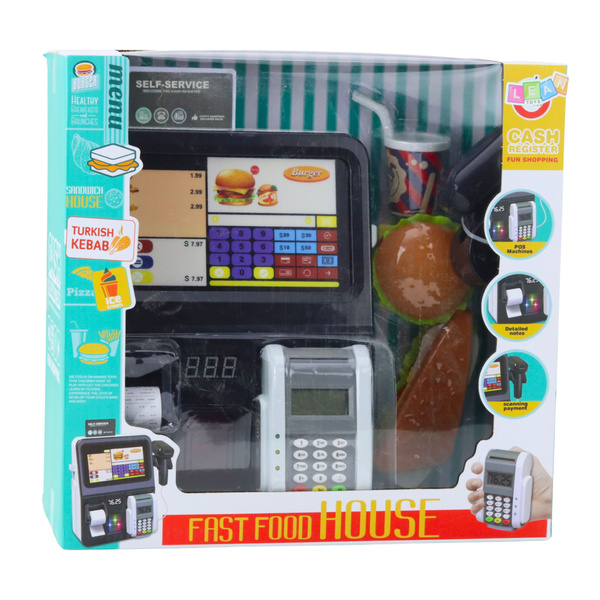 Self-service checkout terminal scanner lights sounds