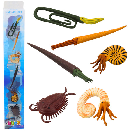 Set of Mini Figures Prehistoric Sea Creatures 6-9 cm 6 pcs