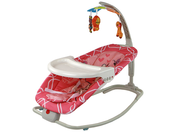 Bouncer Rocker 2in1 Children's Rocker Seat Sounds Vibrations Giraffe