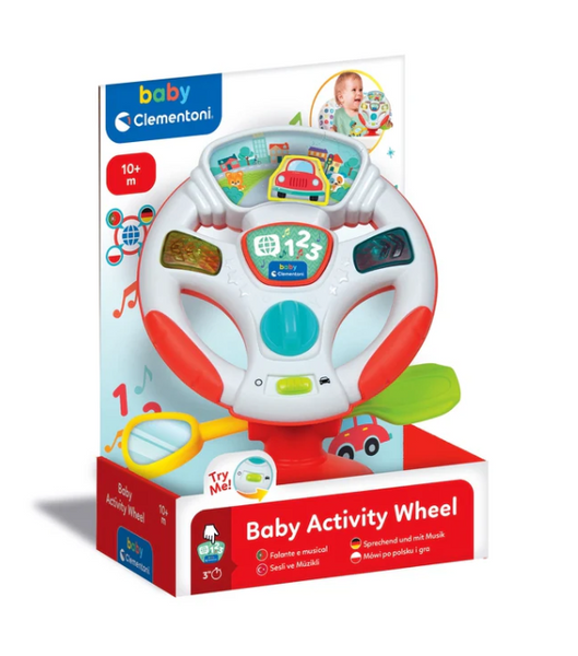 Interaktives, sprechendes Lenkrad Polnisch und Deutsch Sprache Clementoni 17533