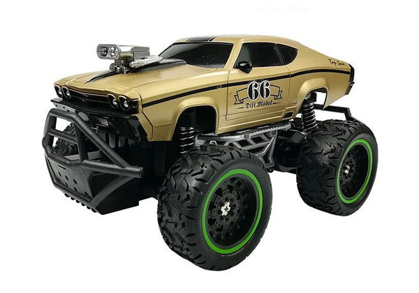 Remote controlled Car Off-road R/C Golden High Wheels