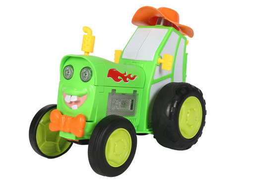 Remote Controlled Jumping R/C Tractor Green