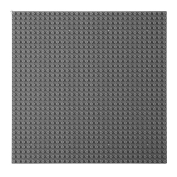 Bauplatte für Bauklötze Grau 25,5x25,5 cm