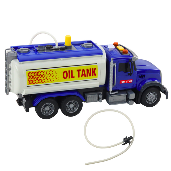 Truck Tanker Water Lights Sounds Blue 1:14