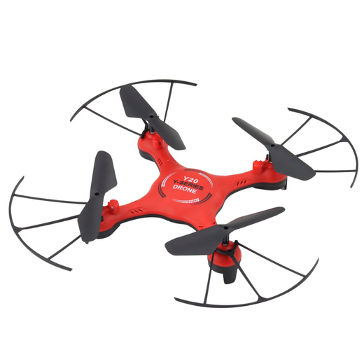 Y20 UFO Remote Controlled Drone Lights 360° Rotation Red