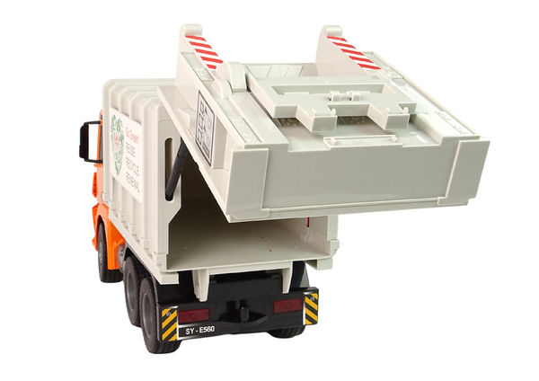 RC Garbage Truck Mercedes-Benz Antos Orange Trash