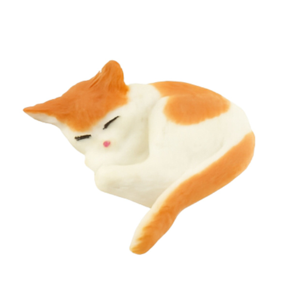 Set of Mini Figures Cat Breeds Cats Feeding Bowl 4-6cm 7pcs