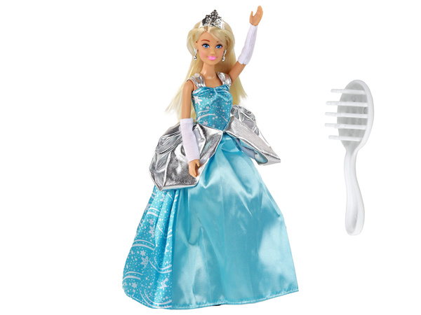 Anlily Doll Schneewittchen, blaues Kleid, langes blondes Haar