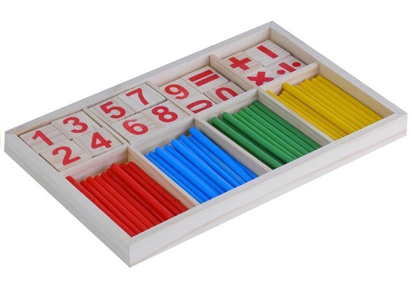 Mathe Zählen Holz Set Bildung