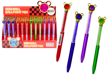 Diamond Mouse Kugelschreiber, blaue Mine, 0,7 mm Mix