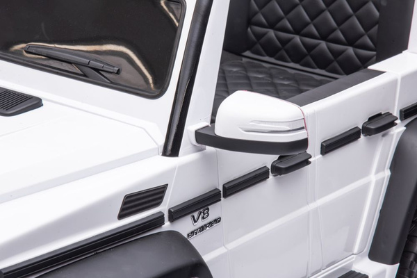 Elektroauto Mercedes Benz G63 Weiß