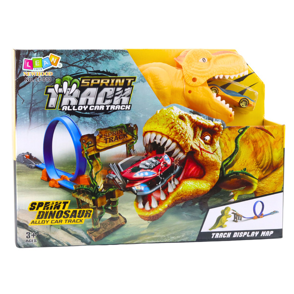 Car Track Catapult Launcher Dinosaur Set