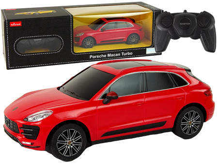 Auto R/C Porsche Macan Turbo 1:24 Rastar Rot