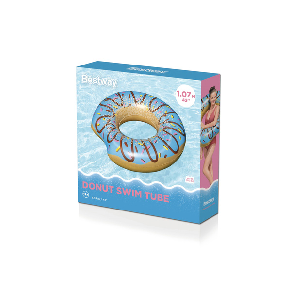 Donut-Schwimmring Donut Blau 107 cm Bestway 36118