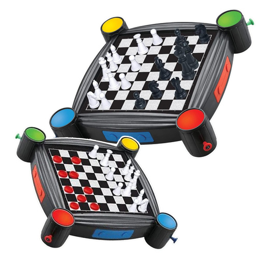 Brettspiele Gesellschaftsspiele 7 in 1 Schach Damespiel Schlangen und Leitern