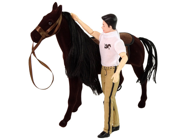 Brown Horse Doll Figures Accessories