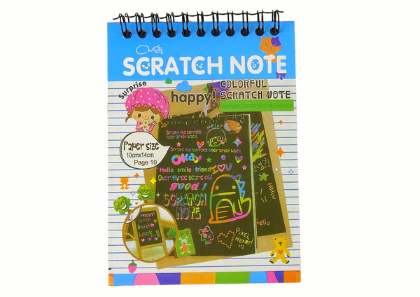 Scratchboard Notes für Kinder Blau