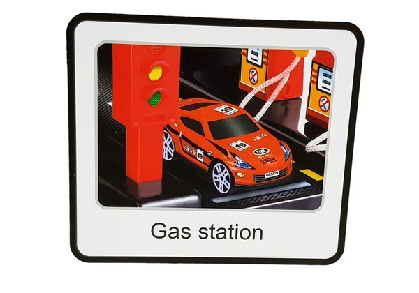 Parkplatz 5-stöckige Garage mit Lichtbatterien, Aufzug