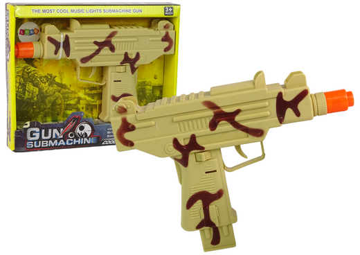 Moro Military Gun For Kids Vibrations Sound