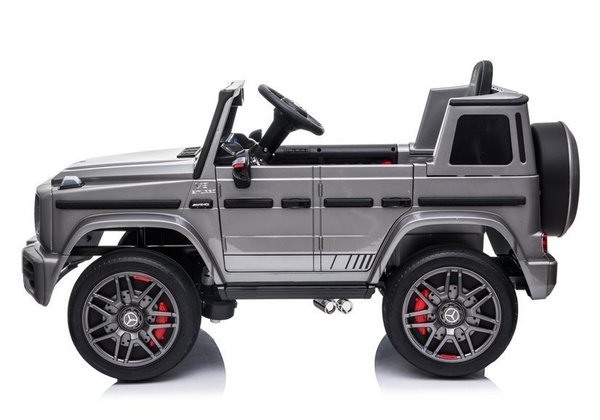 Kinderfahrzeug Mercedes G63 AMG Silbern