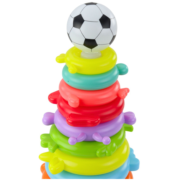 Lernspielzeug Pyramiden-Puzzle-Ball-Aufkleber, 13 Level, farbenfroh