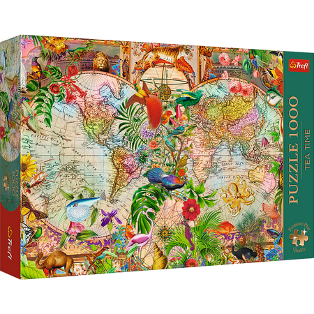 Puzzle - 1000 Premium Plus - Tea Time: Ancient World Map Trefl 12077