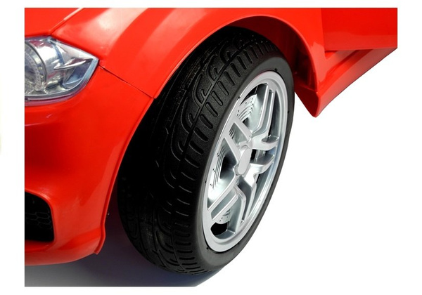 Kinderfahrzeug HL1538 Rot weiche EVA-Reifen Ledersitz elektrische Bremse