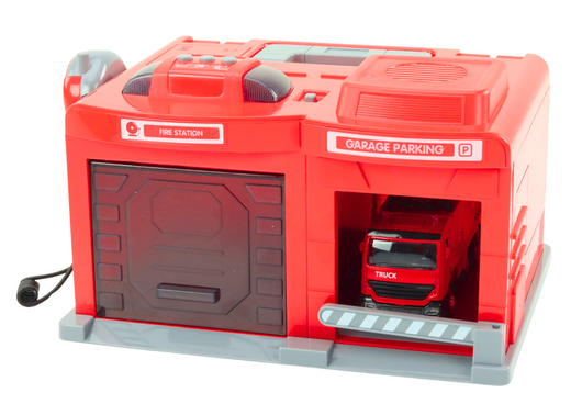 Garage Base Fire Station Truck 1:32 Walkie Talkie Lichtgeräusche
