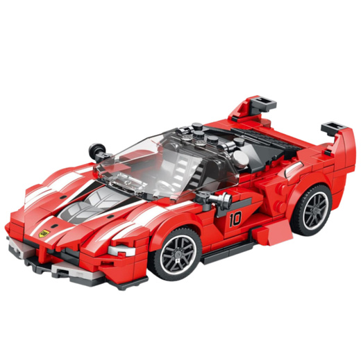Bausteine FXX-K Rennwagen Rot 360 Teile.