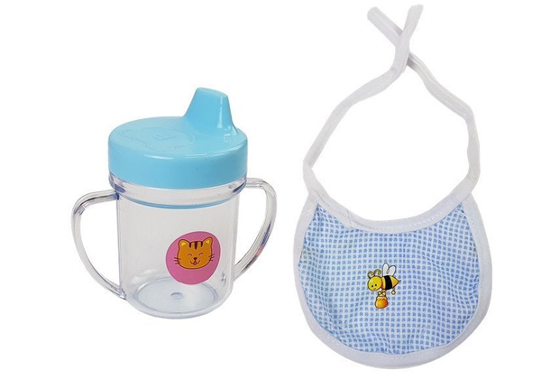 Puppe Baby 45 cm Blaue Kleidung